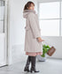 2WAYフード付きフェイクウールコート