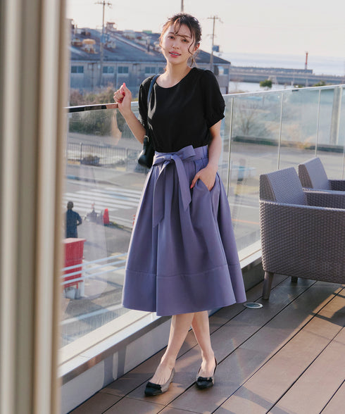 【安田美沙子さん着用 / アウトレット / 撥水】リボンキルトレインシューズ