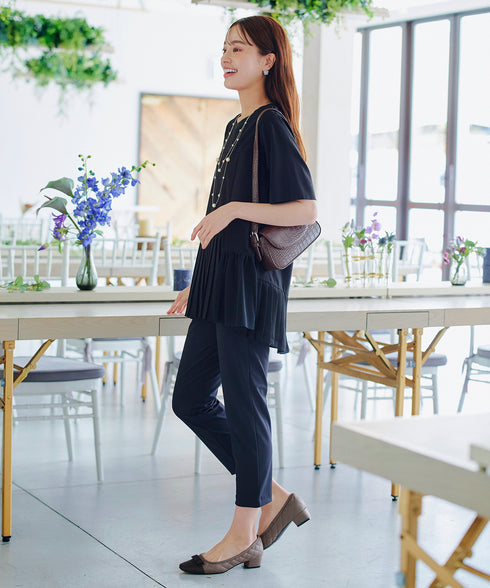 【安田美沙子さん着用 / アウトレット / 撥水】リボンキルトレインシューズ