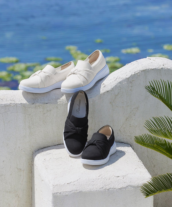 【安田美沙子さん着用】キャンバスリボンスリッポン