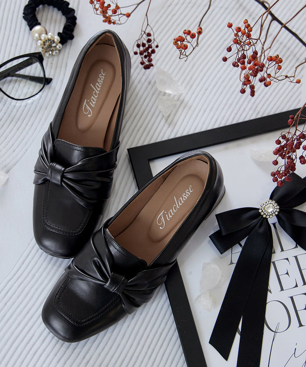 【安田美沙子さん着用 / アウトレット】リボンローファー