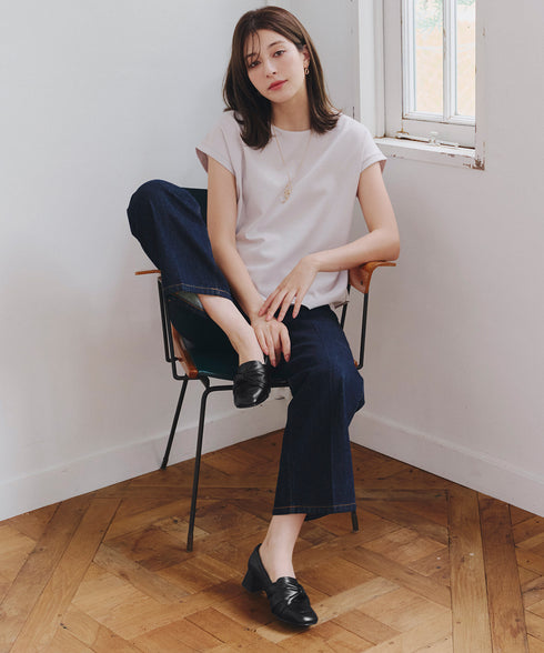 【クリアランスセール / 安田美沙子さん着用 / アウトレット】リボンローファー