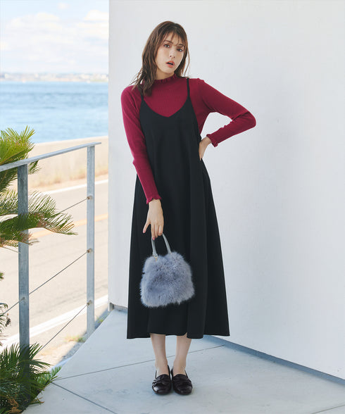 【クリアランスセール / 安田美沙子さん着用 / アウトレット】リボンローファー
