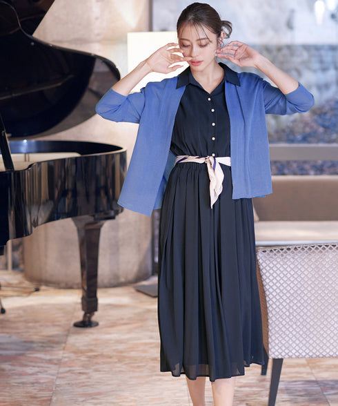 【小倉優子さん着用・新色追加・UVケア・接触冷感】ショートトッパーカーディガン