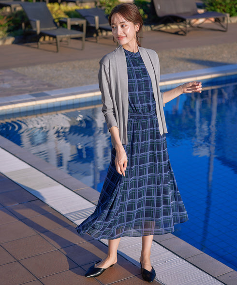 【小倉優子さん着用・新色追加・UVケア・接触冷感】ショートトッパーカーディガン