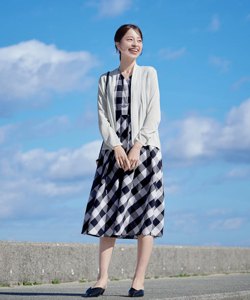 【小倉優子さん着用・新色追加・UVケア・接触冷感】ショートトッパーカーディガン