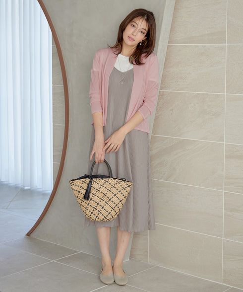 【小倉優子さん着用・新色追加・UVケア・接触冷感】ショートトッパーカーディガン