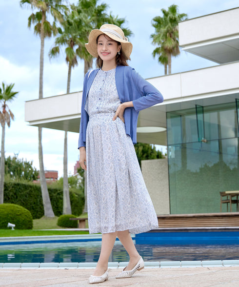 【小倉優子さん着用・新色追加・UVケア・接触冷感】ショートトッパーカーディガン