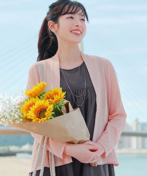【おのののかさん着用 / UVケア / 接触冷感】ショートトッパーカーディガン