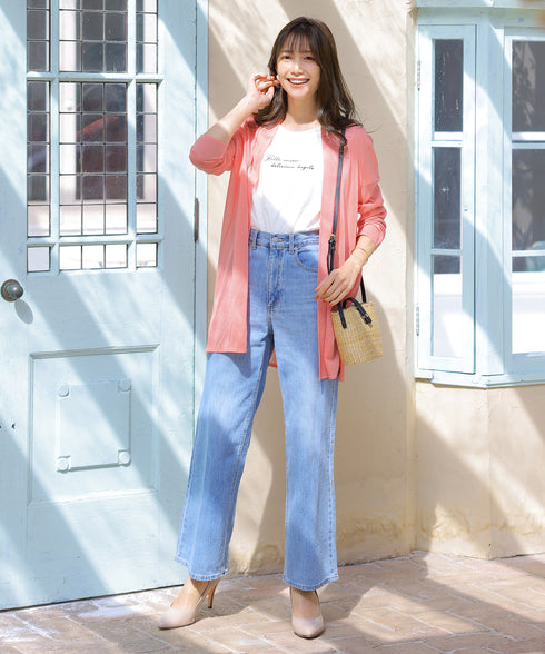 【新色追加・UVケア・接触冷感】ロングトッパーカーディガン