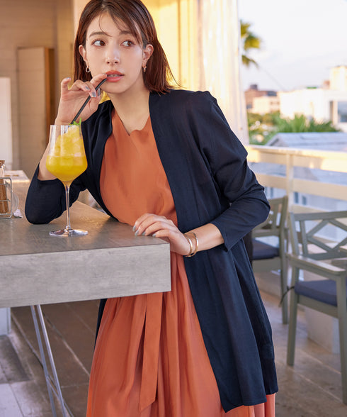 【新色追加・UVケア・接触冷感】ロングトッパーカーディガン