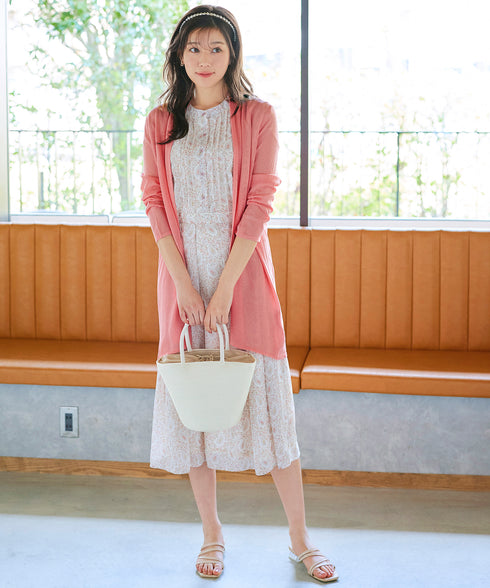 【新色追加・UVケア・接触冷感】ロングトッパーカーディガン