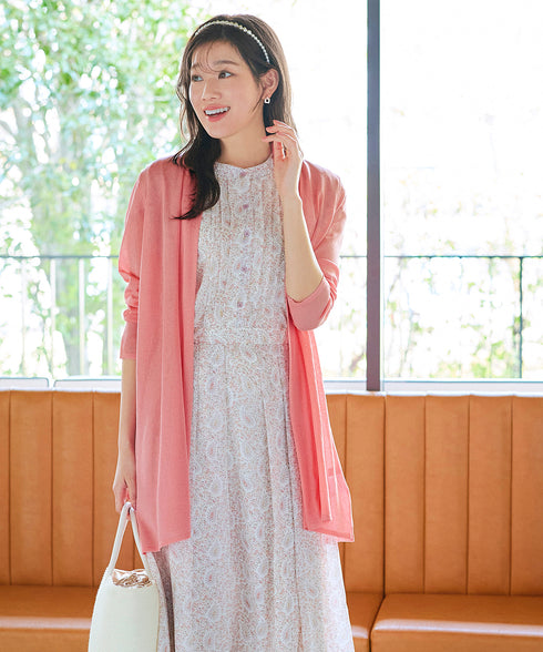 【新色追加・UVケア・接触冷感】ロングトッパーカーディガン