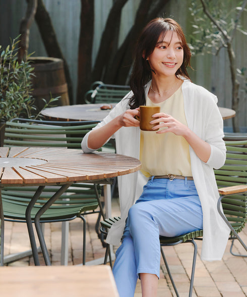 【新色追加・UVケア・接触冷感】ロングトッパーカーディガン