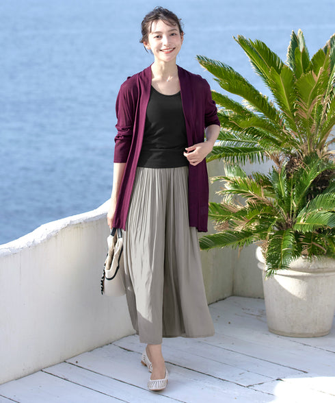 【新色追加・UVケア・接触冷感】ロングトッパーカーディガン