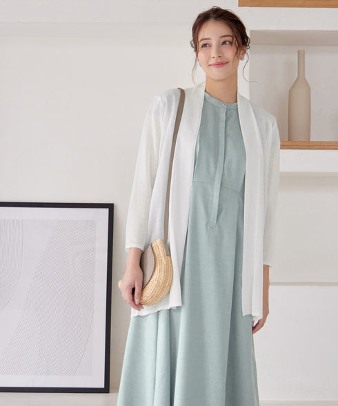 【新色追加・UVケア・接触冷感】ロングトッパーカーディガン