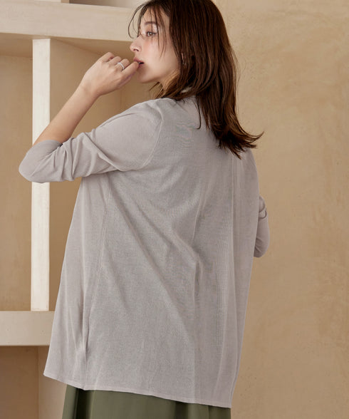 【新色追加・UVケア・接触冷感】ロングトッパーカーディガン