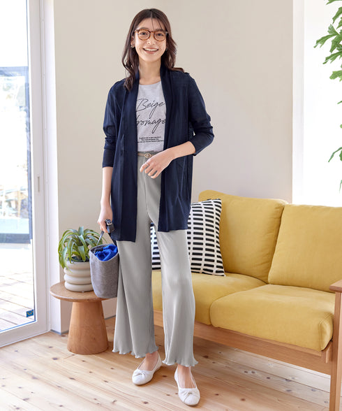 【新色追加・UVケア・接触冷感】ロングトッパーカーディガン