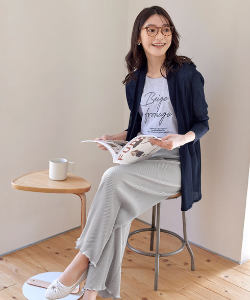 【新色追加・UVケア・接触冷感】ロングトッパーカーディガン