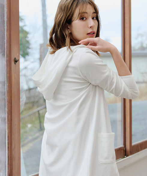 【小倉優子さん着用・UVケア・接触冷感】“やみつき”カットソーパーカーカーデ