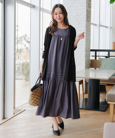 【小倉優子さん着用・UVケア・接触冷感】“やみつき”カットソーパーカーカーデ