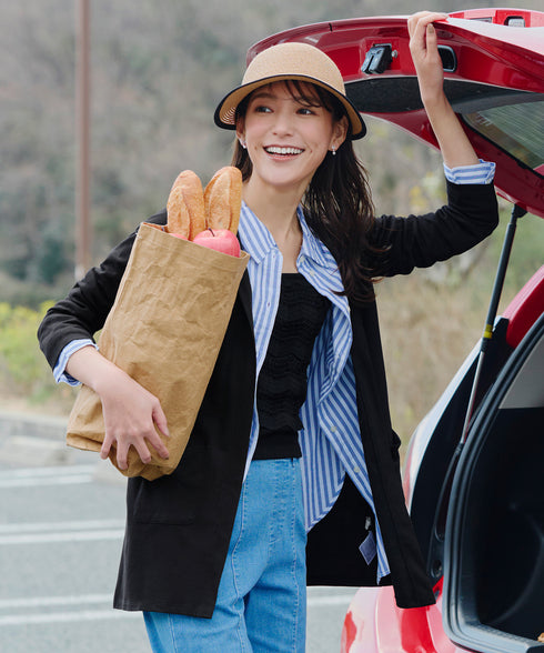 【小倉優子さん着用・UVケア・接触冷感】“やみつき”カットソーパーカーカーデ