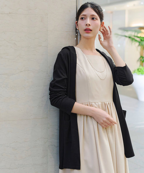 【小倉優子さん着用・UVケア・接触冷感】“やみつき”カットソーパーカーカーデ