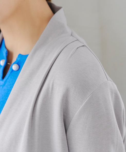 【UVケア・接触冷感】“やみつき”着ながしロングカットソーカーデ