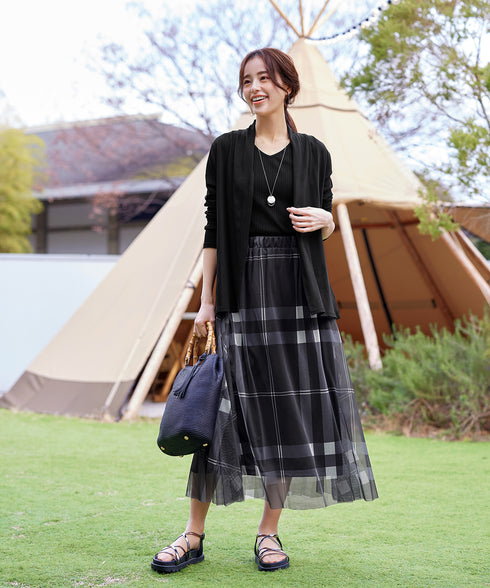 【UVケア・接触冷感】“やみつき”着ながしロングカットソーカーデ