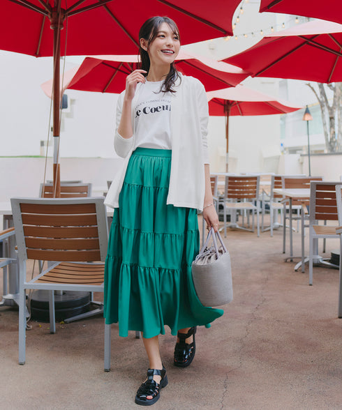 【UVケア・接触冷感】“やみつき”着ながしロングカットソーカーデ