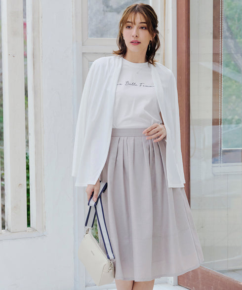 【UVケア・接触冷感】“やみつき”着ながしロングカットソーカーデ