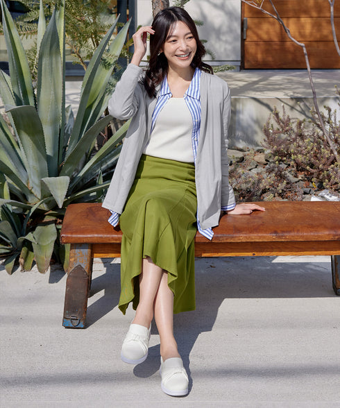 【UVケア・接触冷感】“やみつき”着ながしロングカットソーカーデ