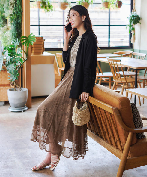 【UVケア・接触冷感】“やみつき”着ながしロングカットソーカーデ