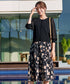 【アウトレット】花柄プリントスカート