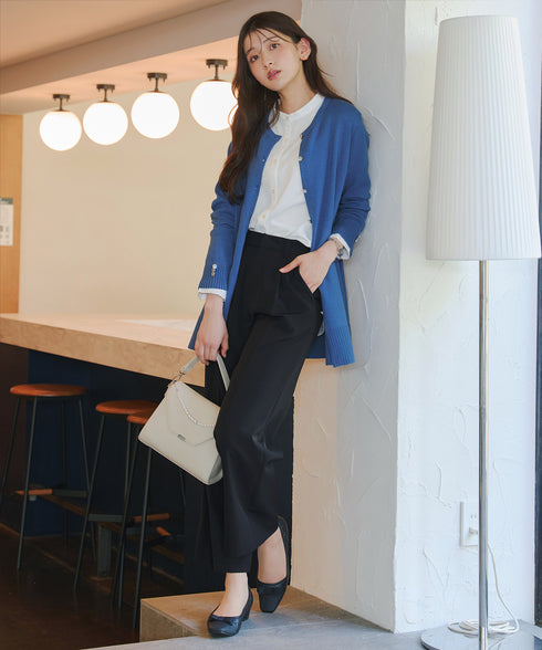 きらボタンロングカーディガン