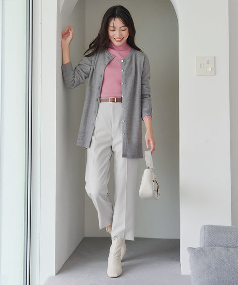 【小倉優子さん着用・ダブルクロス】 テーパードパンツ