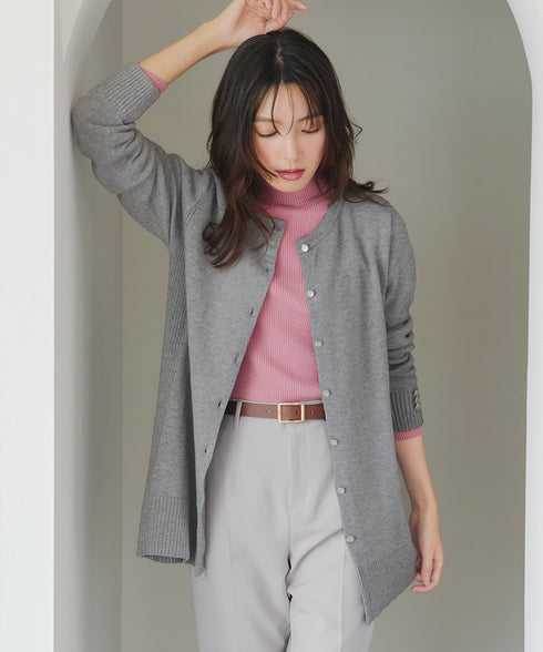 きらボタンロングカーディガン