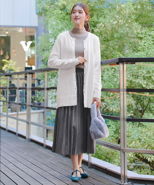きらボタンロングカーディガン