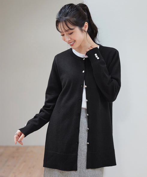 きらボタンロングカーディガン