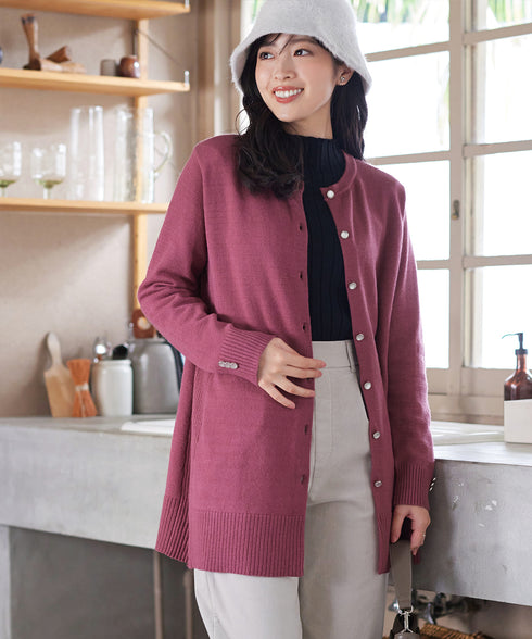 きらボタンロングカーディガン