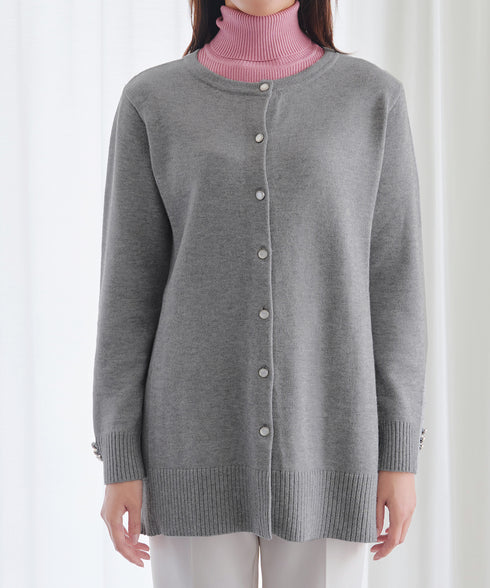 きらボタンロングカーディガン