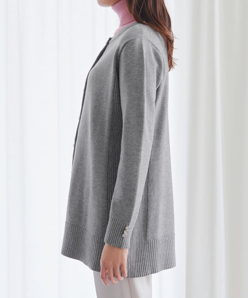 きらボタンロングカーディガン