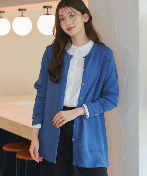 きらボタンロングカーディガン