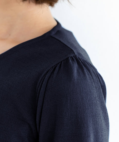 サマーニット半袖カーディガン