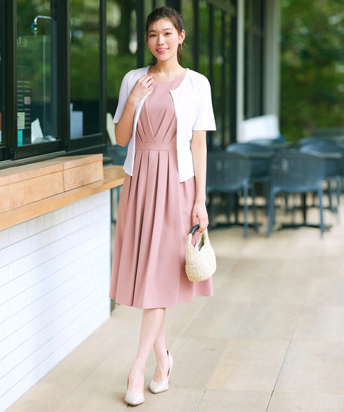 サマーニット半袖カーディガン