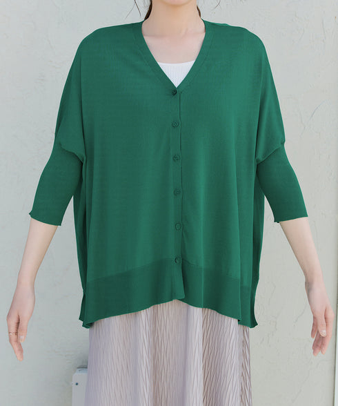 軽やかニットドルマンカーディガン