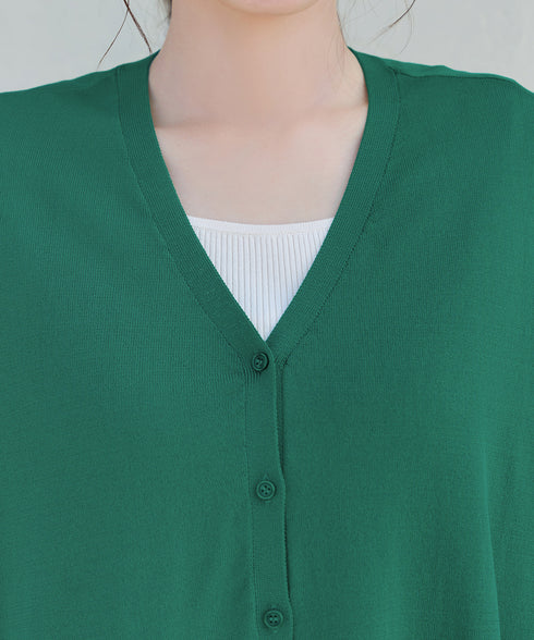 軽やかニットドルマンカーディガン