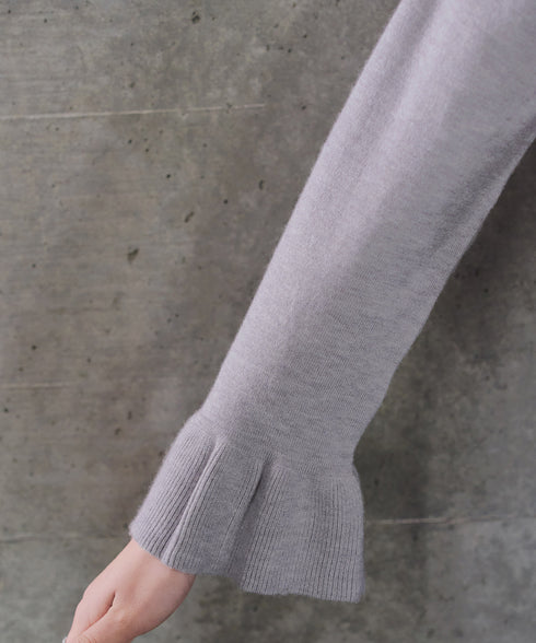 フリルリボンカーディガン