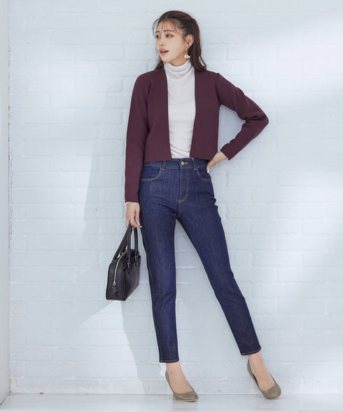 【新色追加】 ストレートショートニットボレロ