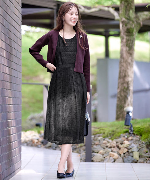 【新色追加】 ストレートショートニットボレロ